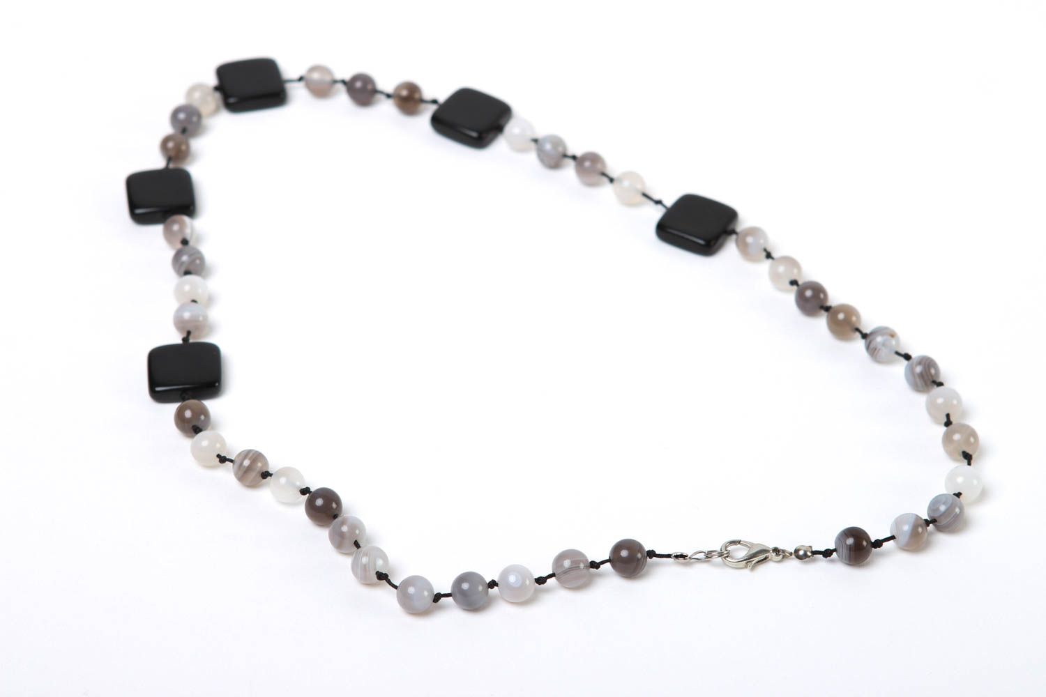 Modeschmuck Halskette handgeschaffen Perlen Schmuck interessant Halskette Frauen foto 4