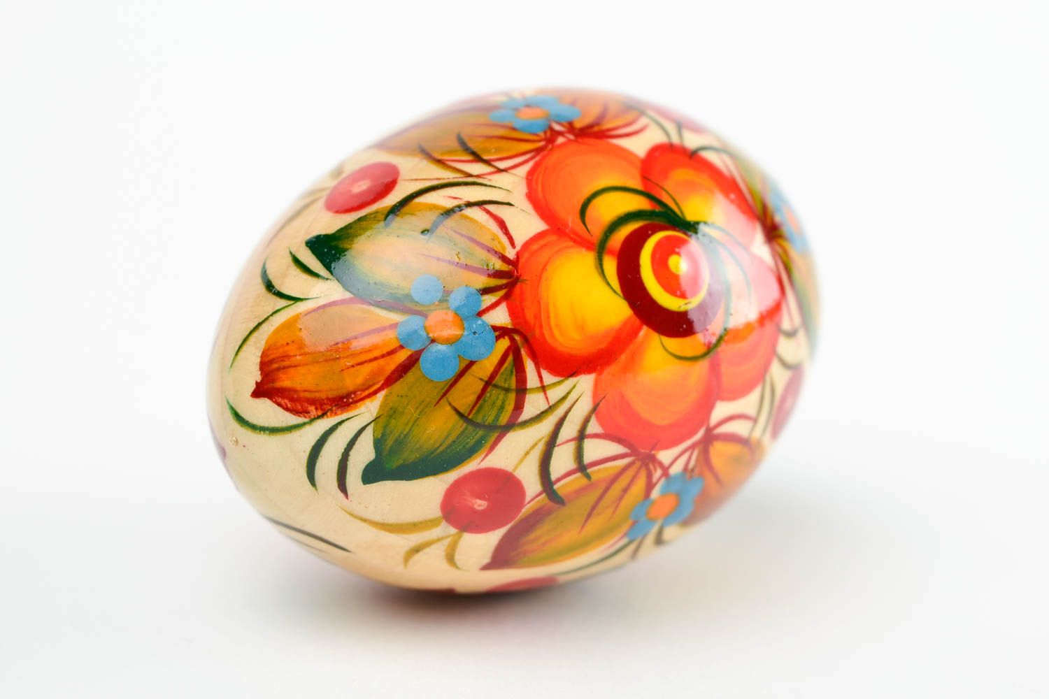 Huevo decorado artesanal de Pascua decoración de interior regalo original  foto 4