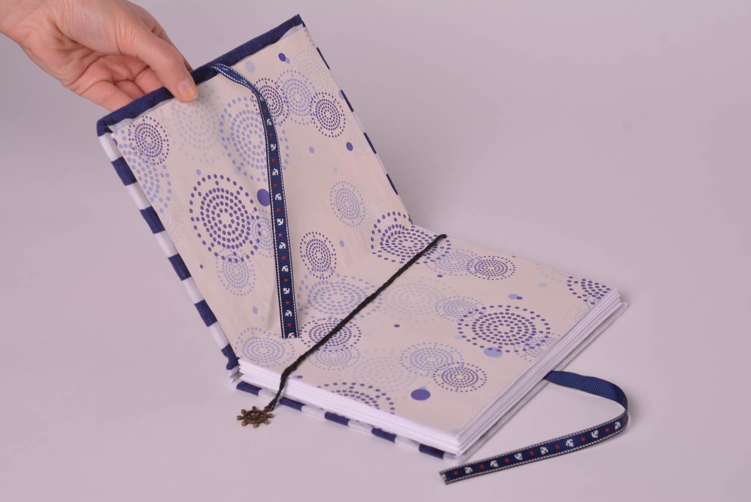 Designer Notizbuch handmade Design Tagebuch im Marina Style Geschenk Ideen foto 2