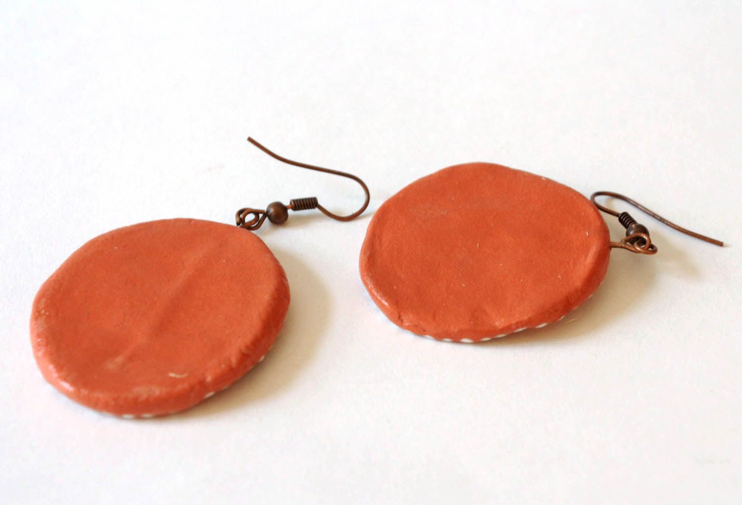 Earrings made ​​of clay Cortez photo 4
