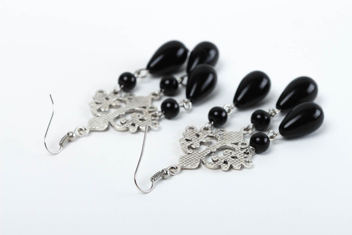Damen Ohrringe handmade Edelstein Schmuck lange Ohrringe Accessoires für Frauen foto 4