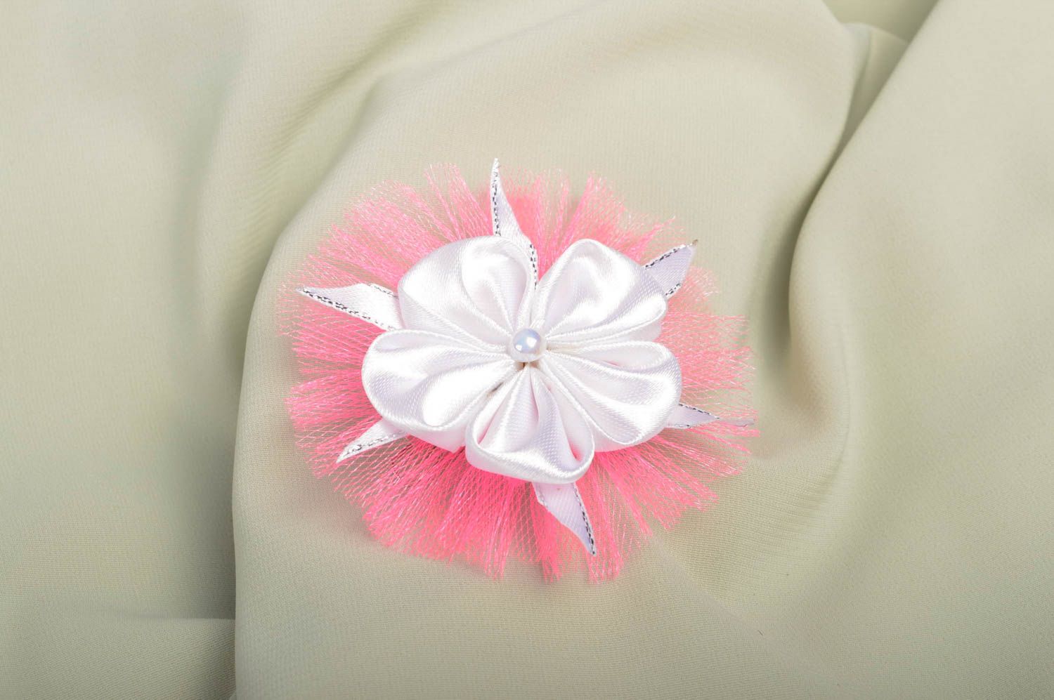 Handmade hair clip flower hair accessories kids accessories gifts for girls photo 1