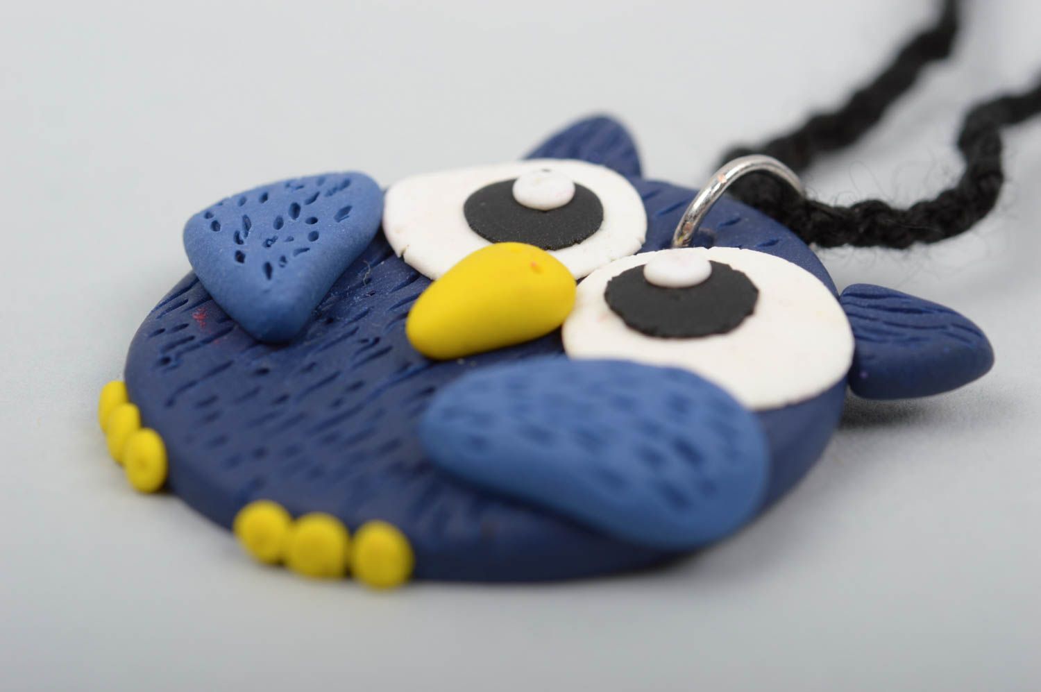 Handmade necklace polymer clay kids jewelry designer accessories kids gifts photo 4