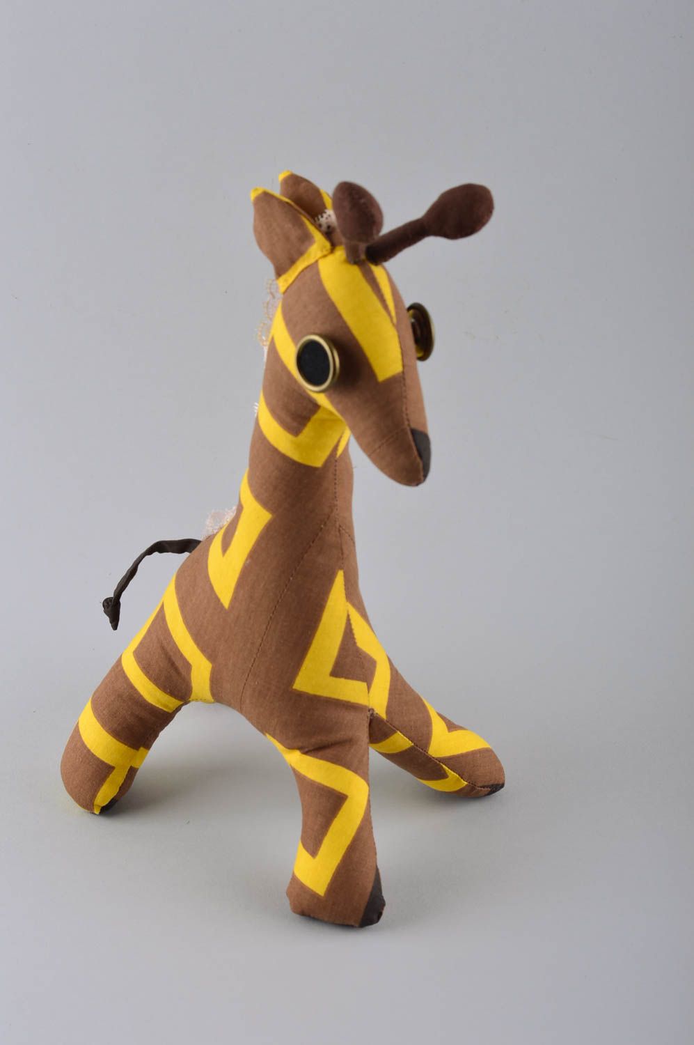 Игрушка жираф ручной работы детская игрушка хлопковая мягкая игрушка красивая фото 5