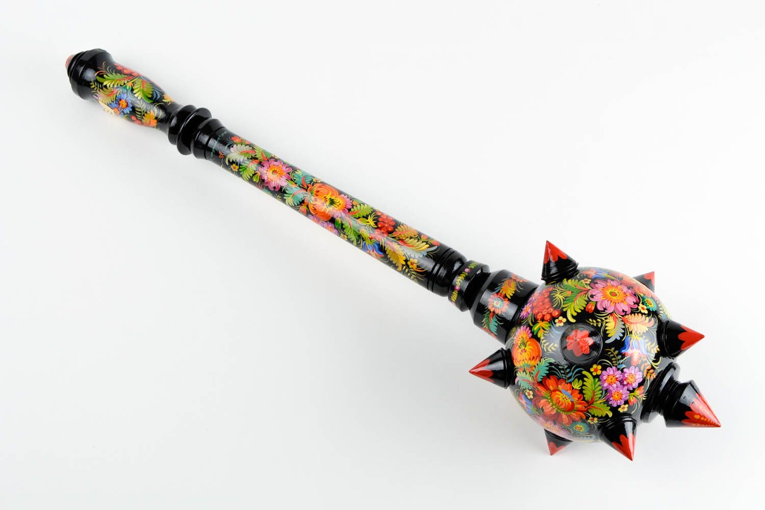 Handmade designer souvenir unusual ethnic weapon cute mace interior decor photo 4