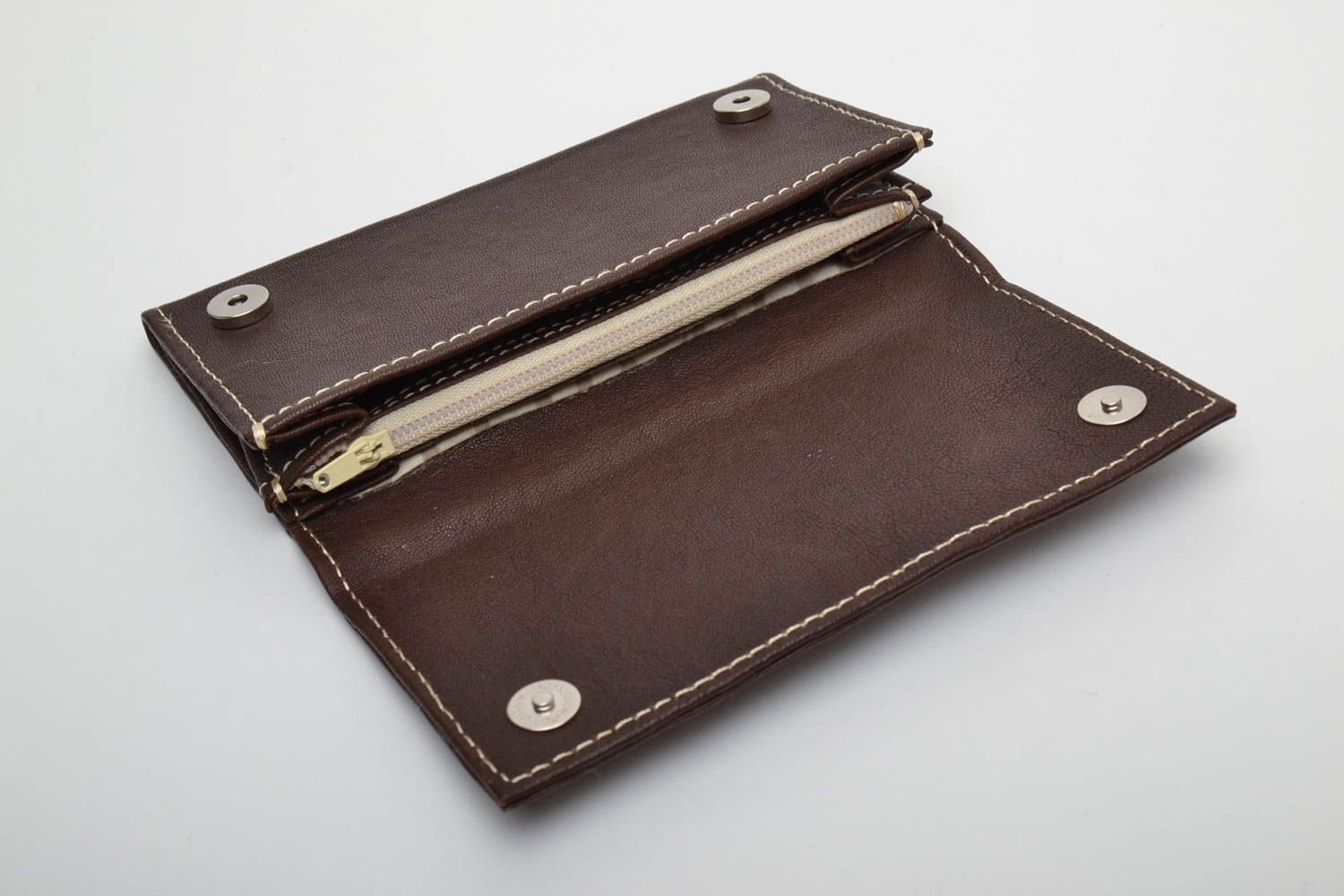 Unusual genuine leather wallet photo 4