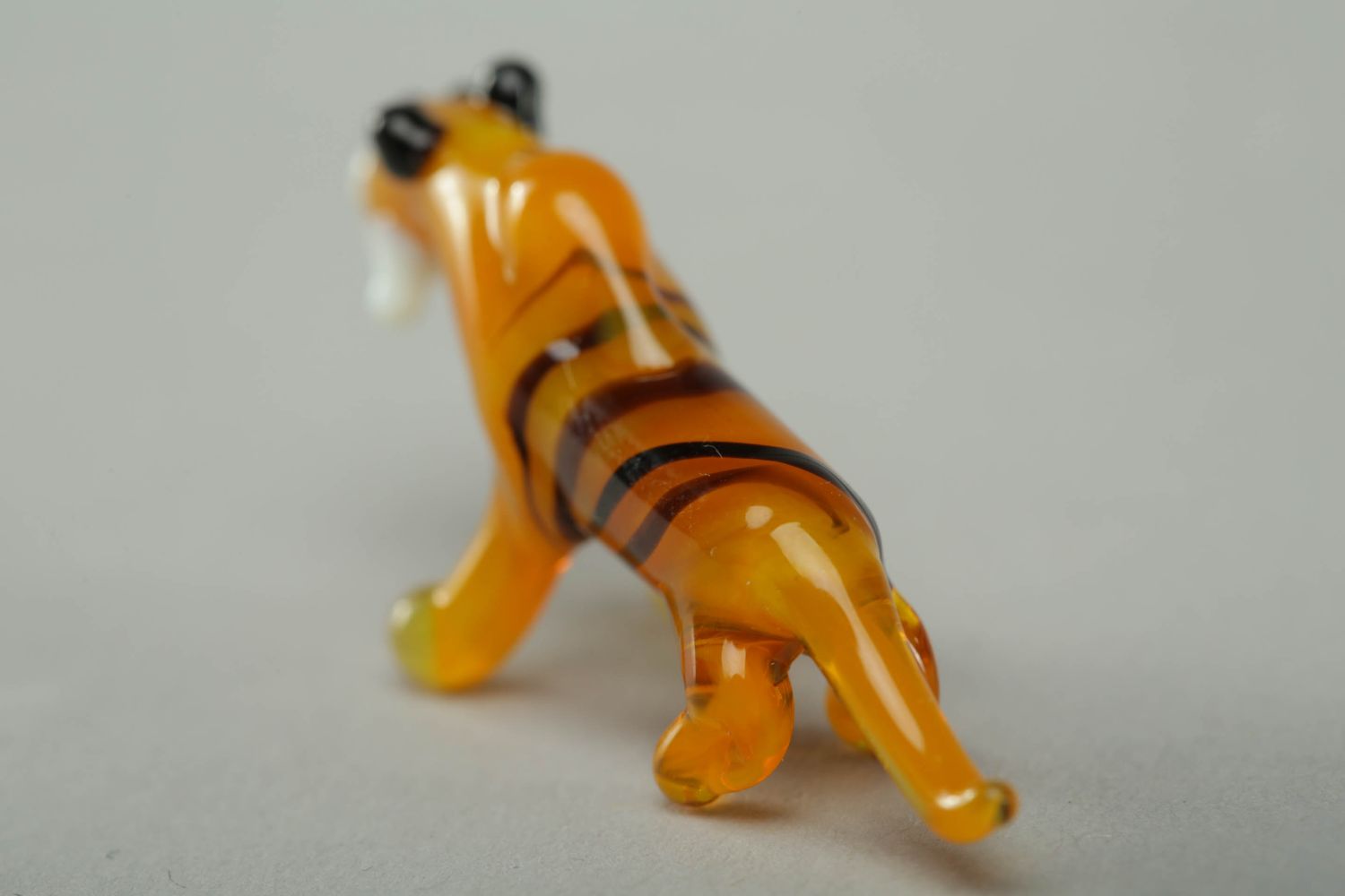 Стеклянная статуэтка ручной работы Тигр фото 3