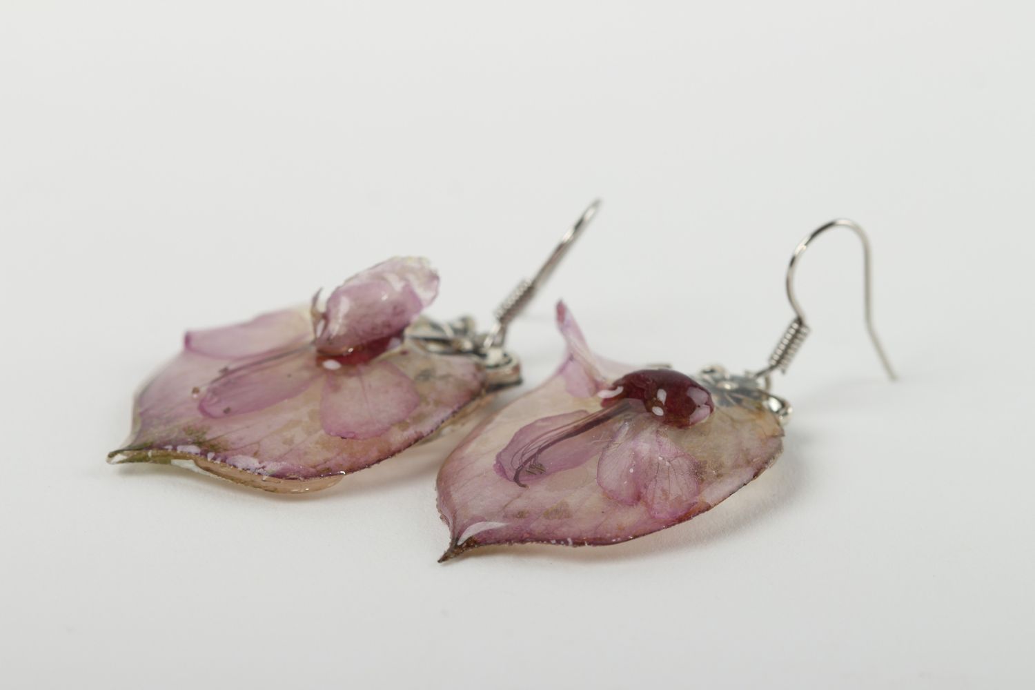 Handmade earrings botanical jewelry dangling earrings fashion accessories photo 3