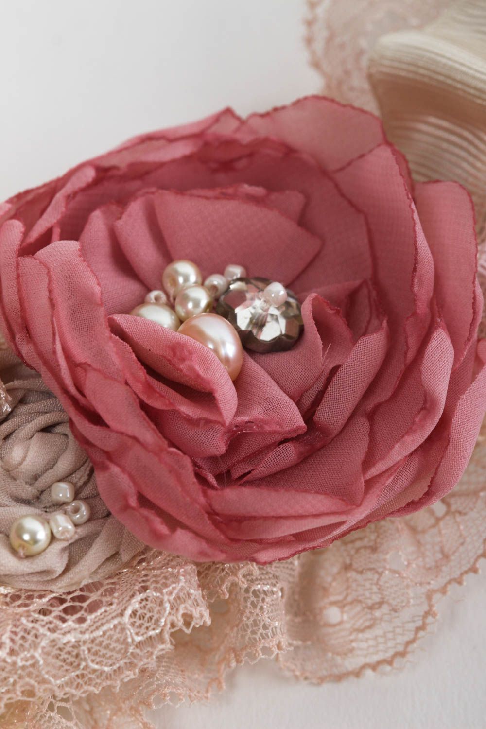 Liga para novia artesanal con perlas accesorio de boda regalo original foto 3