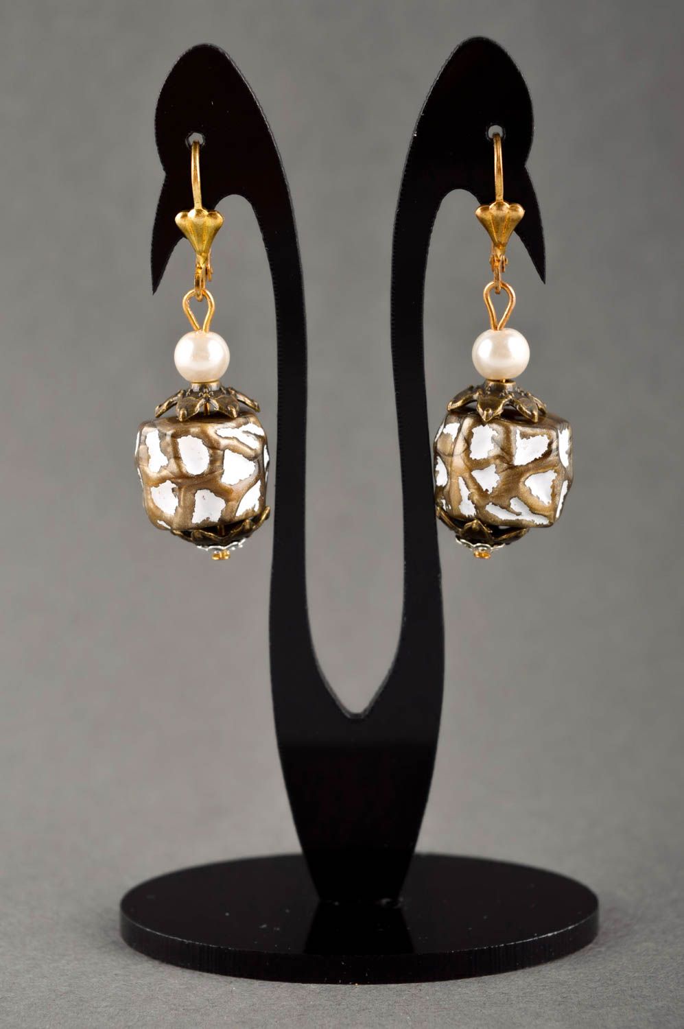 Handmade jewelry designer earrings fashion earrings handmade dangling earrings photo 1