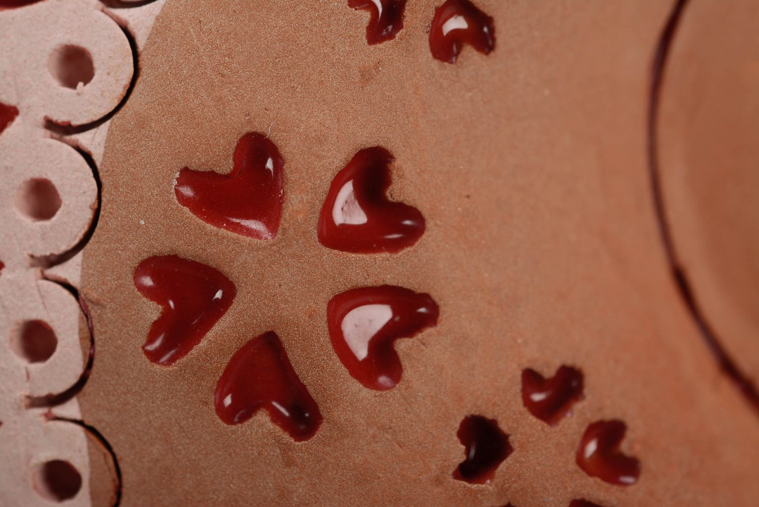 Petite figurine Cheval avec cœurs rouges   photo 5