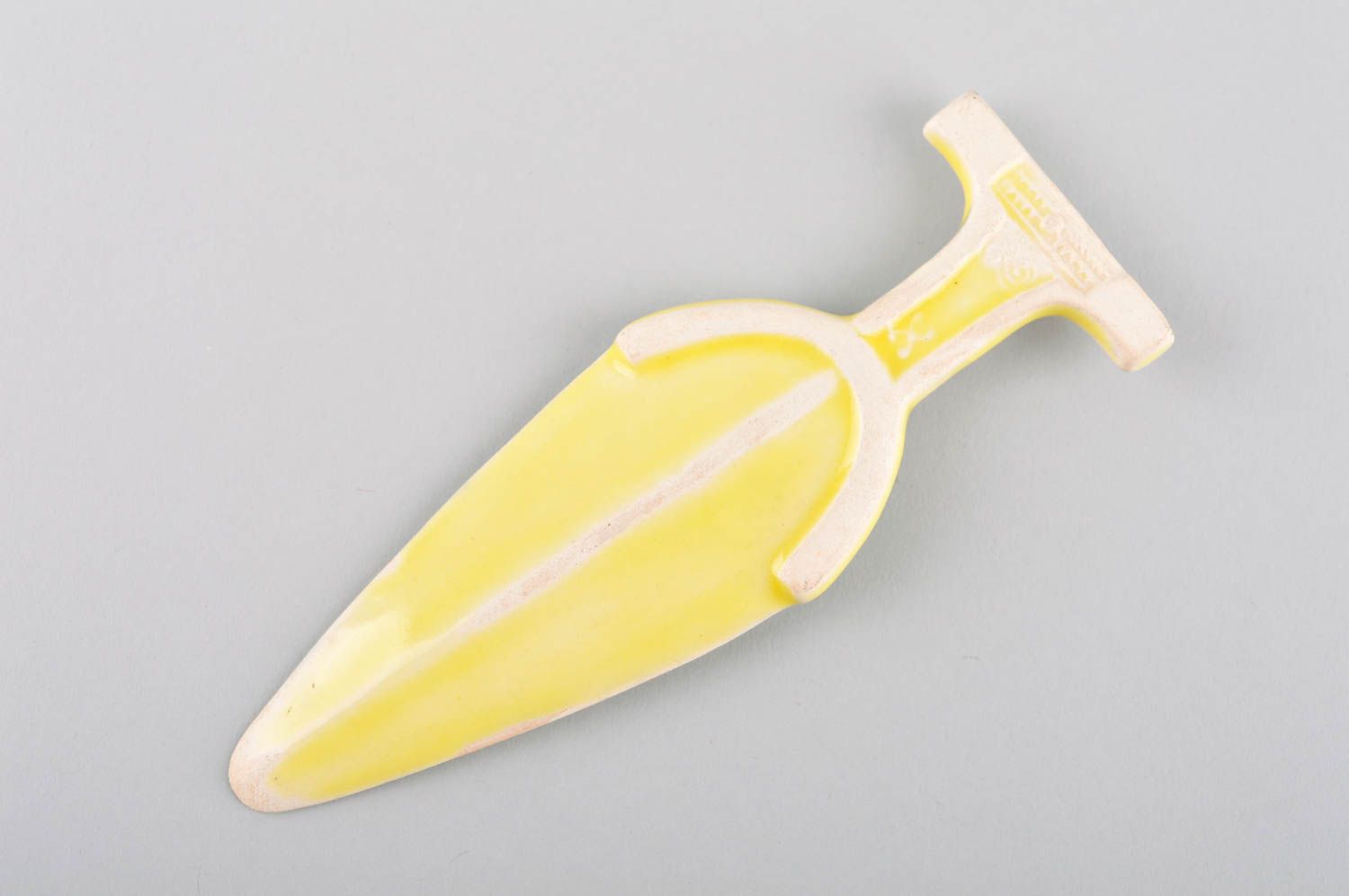Magnético para refrigerador artesanal souvenir original imán de nevera amarillo foto 2