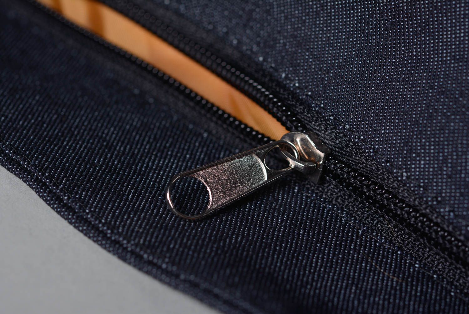 Handmade Tasche aus Jeans Stoff Beutel bunte Stofftasche Damen Accessoire  foto 5