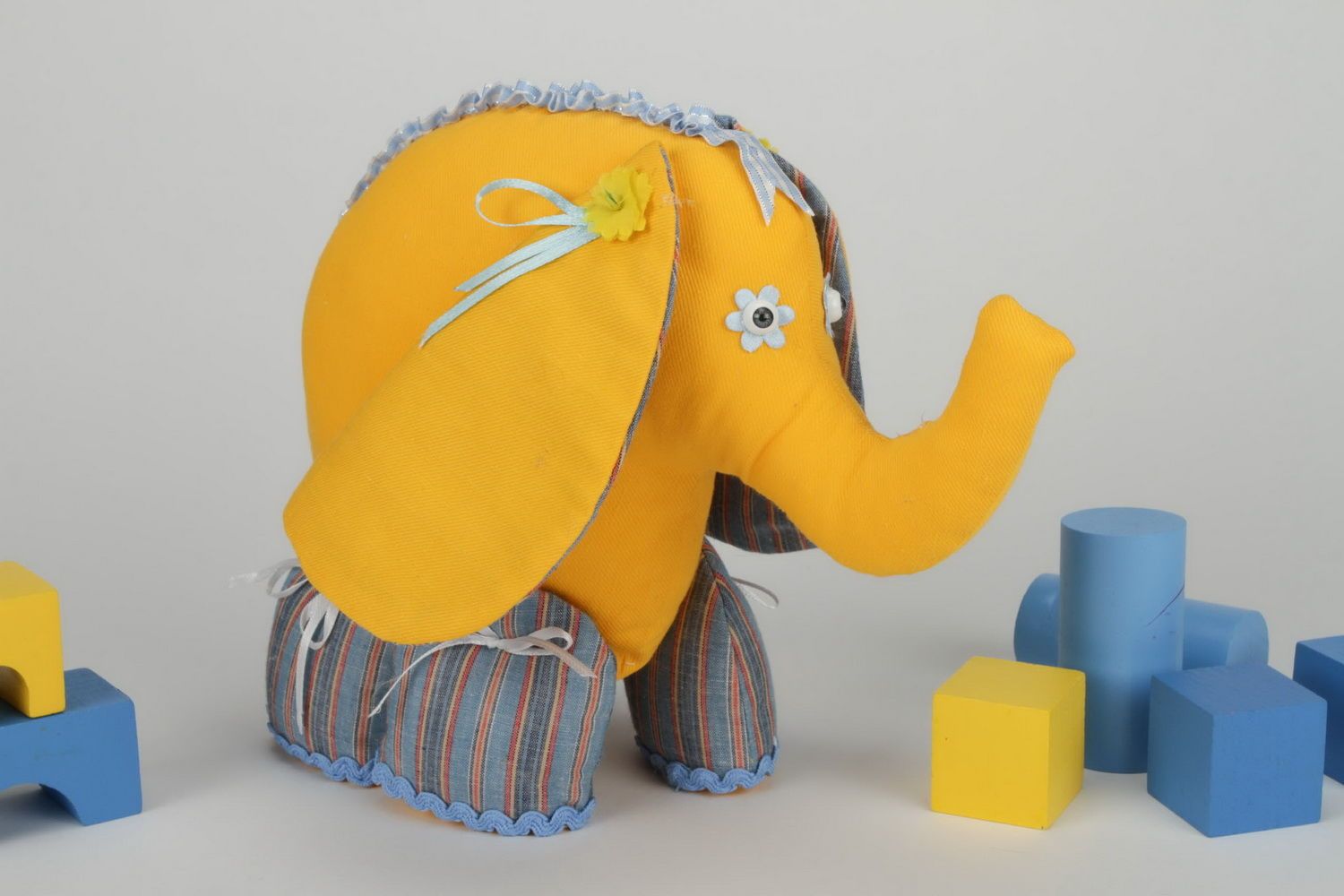 Toy Yellow elephant photo 2