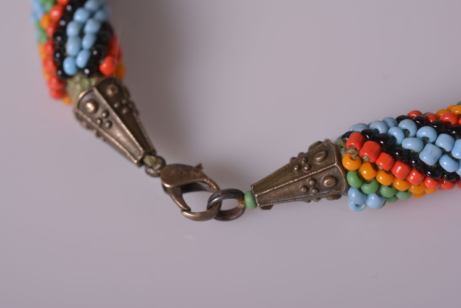 Bracelet spirale Bijou fait main perles de rocaille Accessoire femme design photo 5