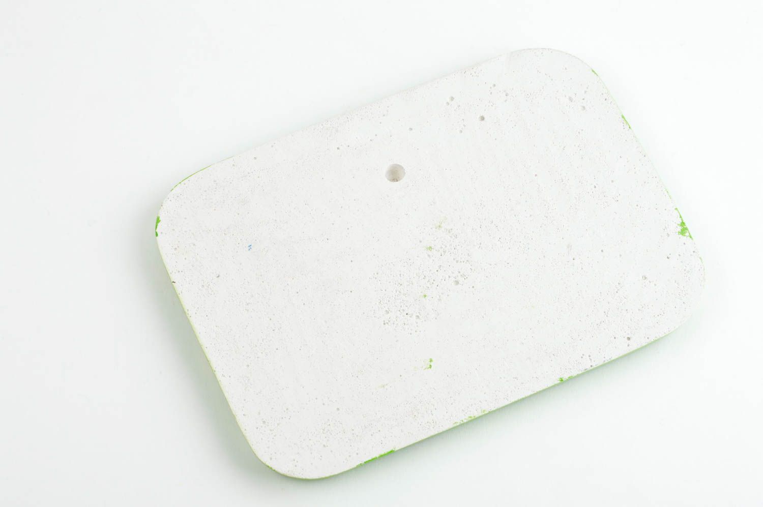 Фоторамка из гипса ручной работы детская рамка панно из гипса Игрушки зеленое фото 4