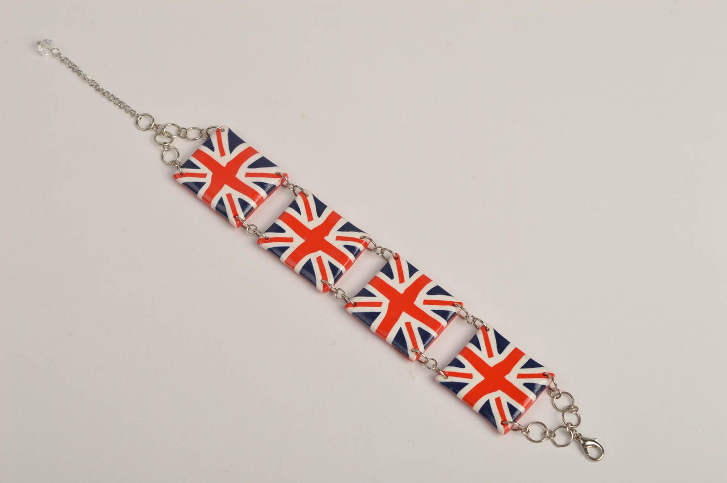 Originelles Armband Großbritannien handmade Polymer Schmuck Geschenk Idee foto 4
