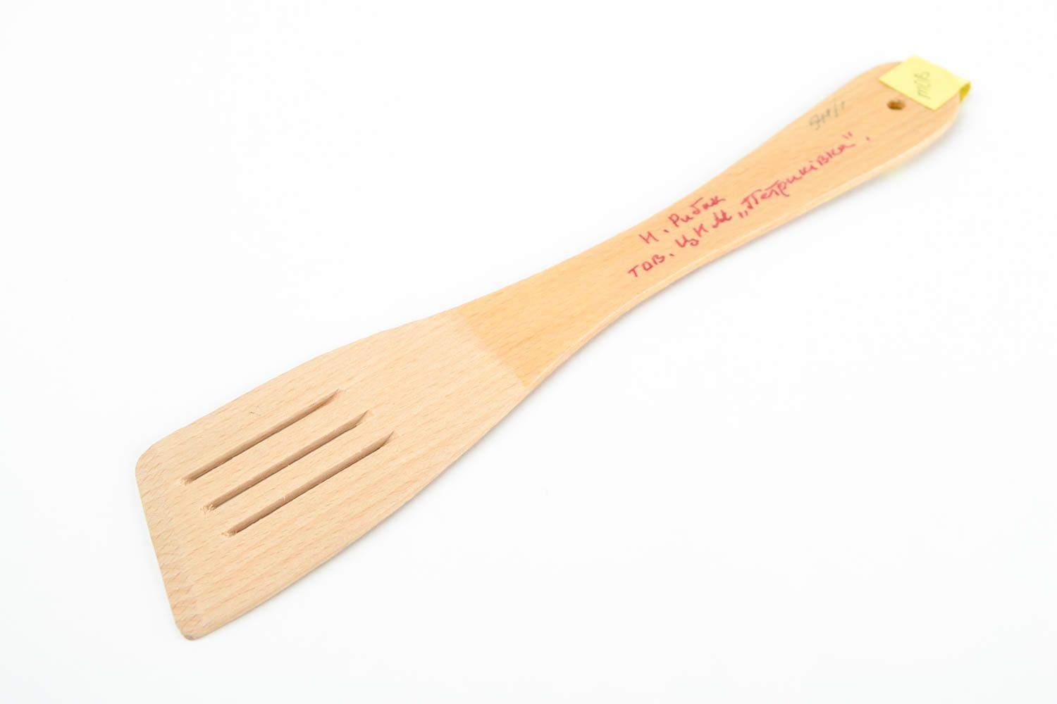 Handmade wooden kitchen utensil stylish panted spatula ware in ethnic style photo 5