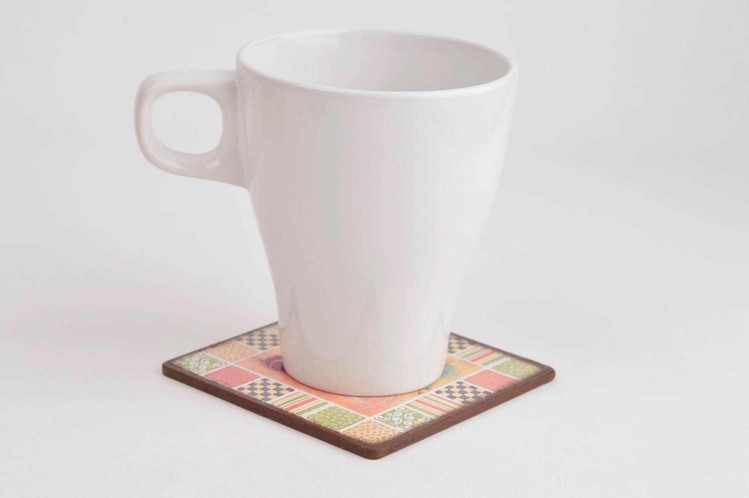 Handmade unusual coaster designer coaster for cups cute stand for hot photo 5