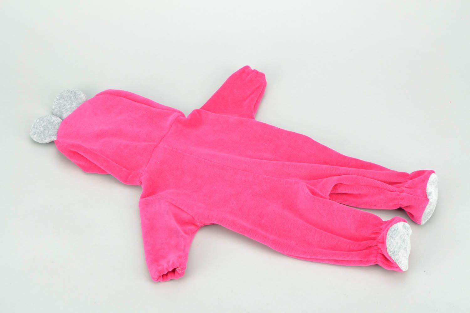 Macacão para boneca cor de rosa feito à mão  foto 4