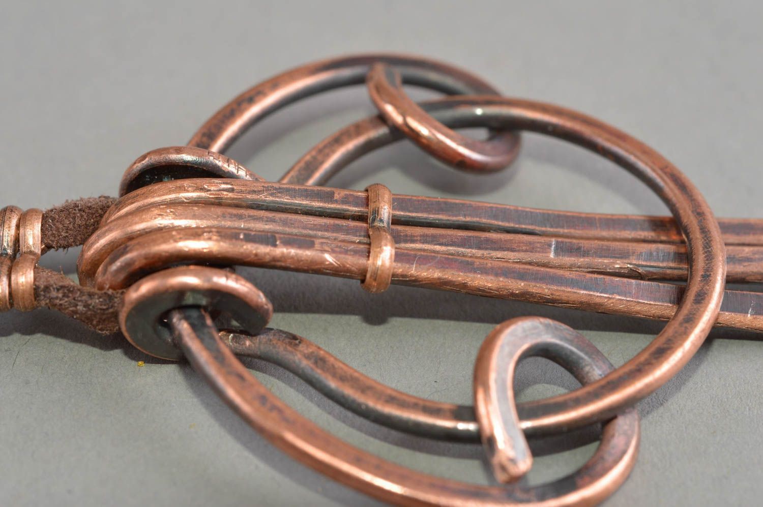 Colgante de cobre bisutería artesanal accesorio para mujer adorno de regalo foto 5