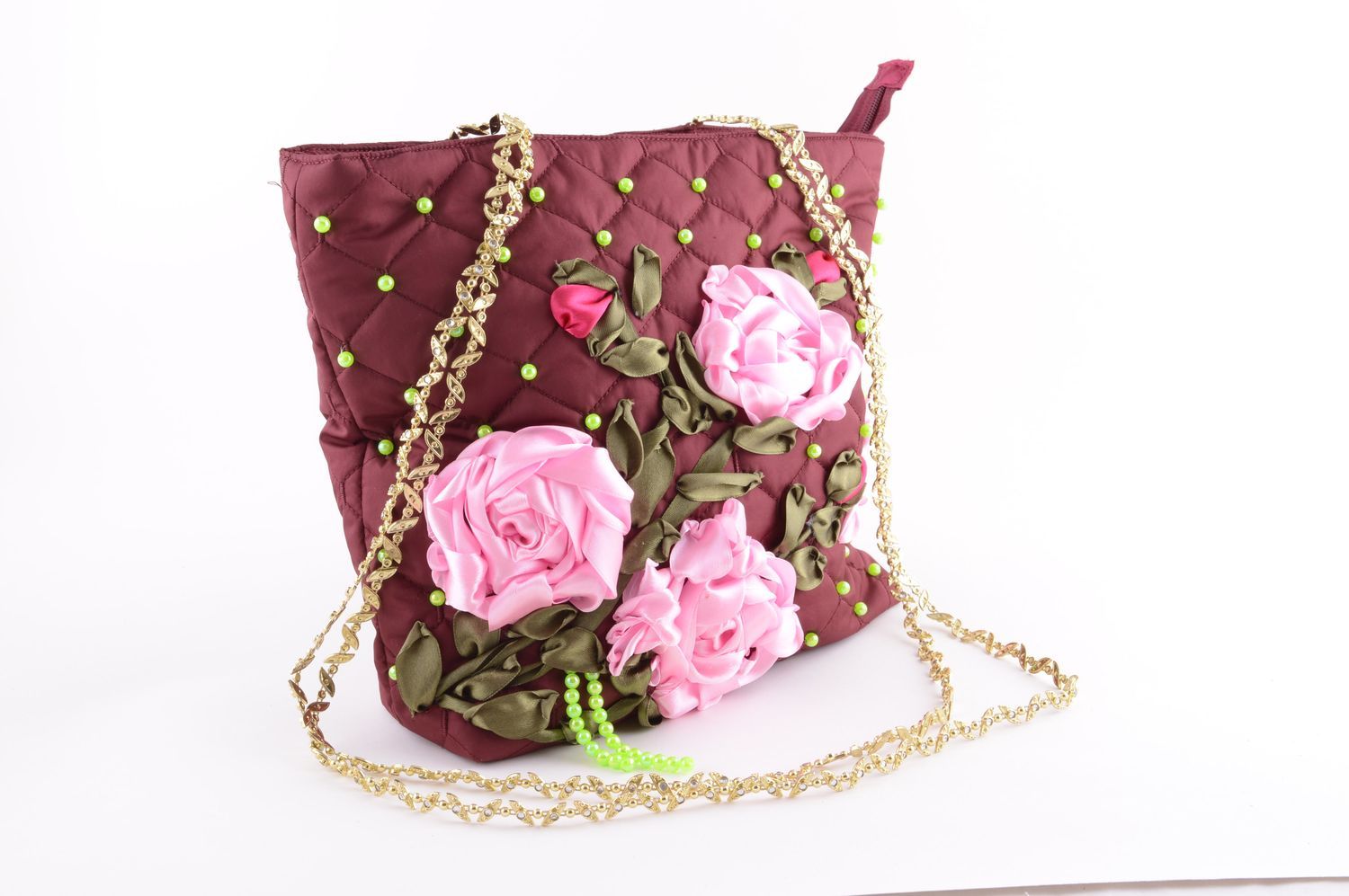 Handmade designer cute bag textile embroidered bag stylish shoulder bag photo 1