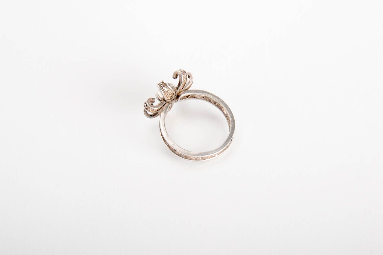 Серебряное кольцо ручной работы серебряный перстень украшение из серебра фото 3