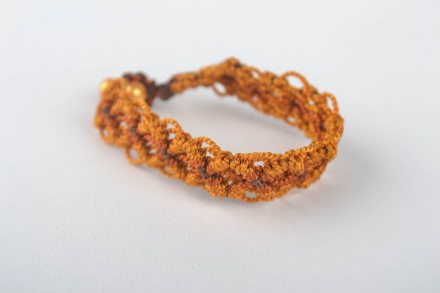 Beautiful handmade woven thread bracelet fashion accessories cool jewelry photo 4