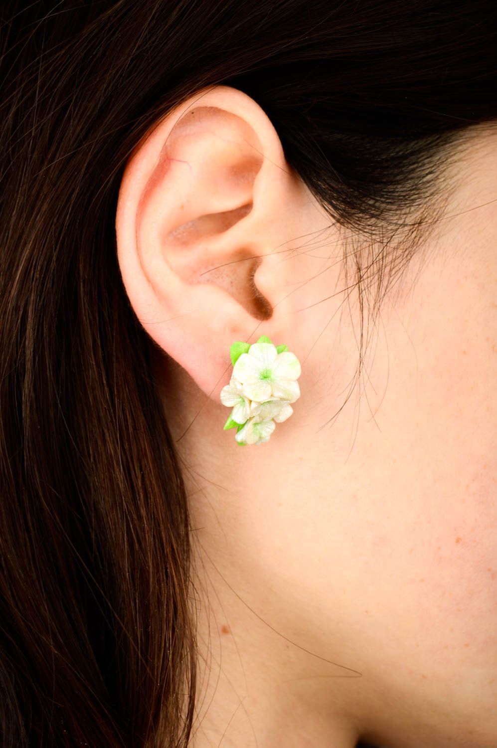 Juwelier Modeschmuck Handmade Ohrringe Polymer Clay Schmuck Geschenk für Frauen foto 2
