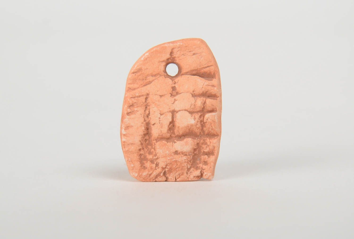Unusual beautiful craft blank for DIY clay pendant designer jewelry making photo 2