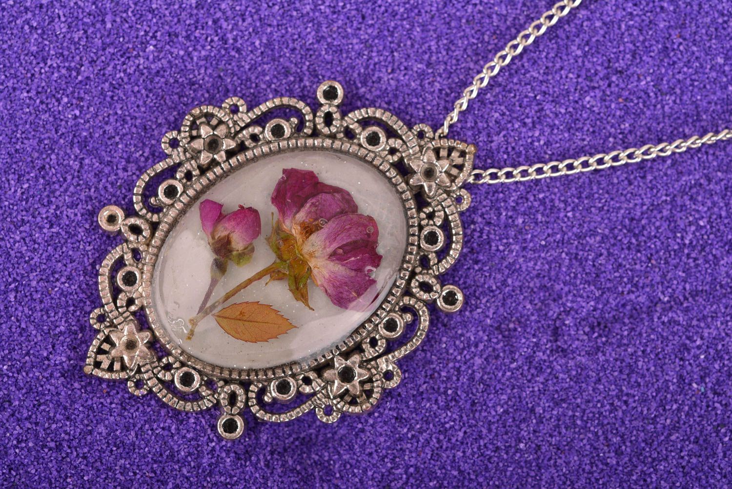 Handmade pendant unusual jewelry designer accessory gift ideas epoxy jewelry photo 1