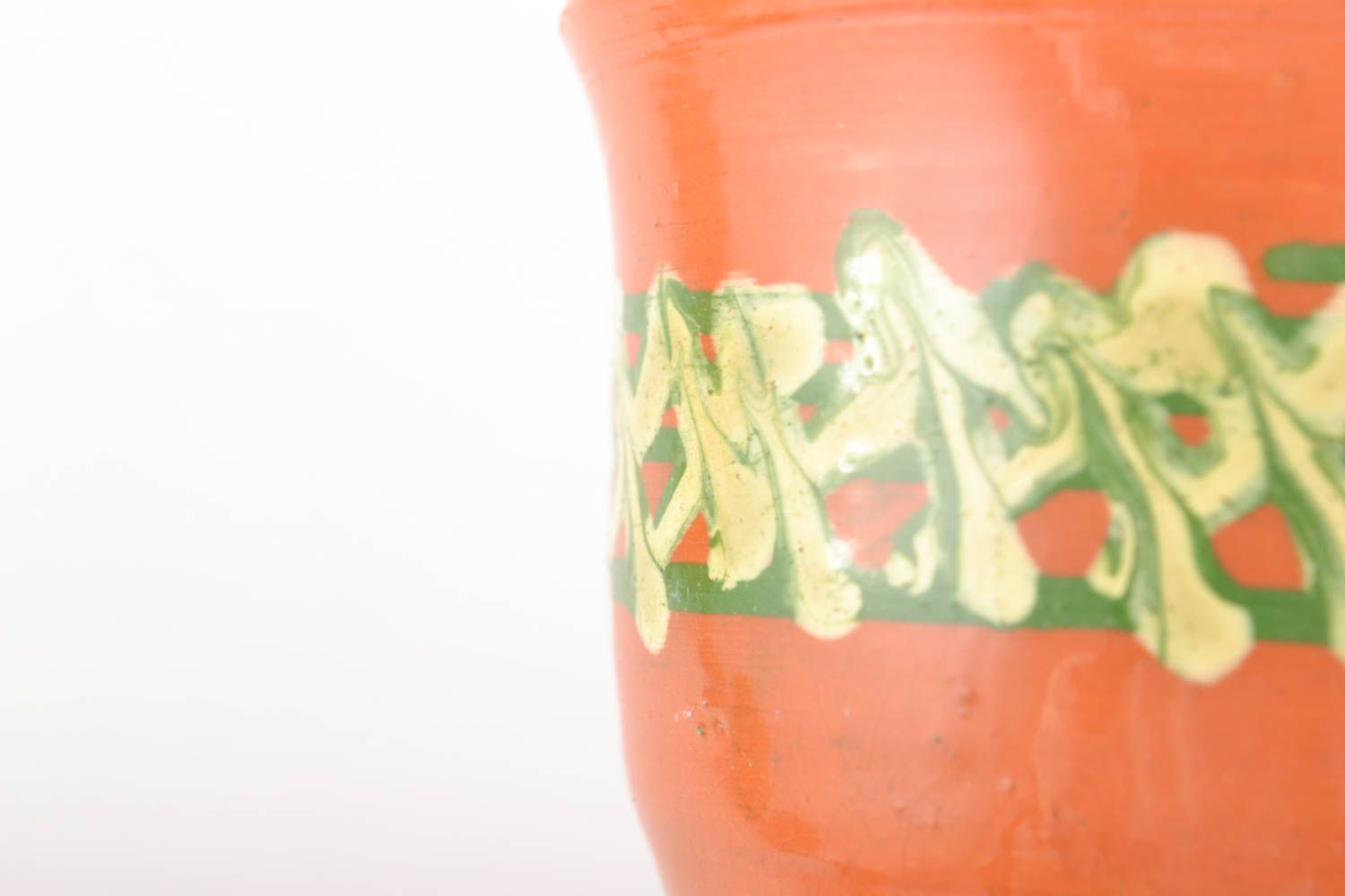 Bicchieri in ceramica fatti a mano tazze in ceramica prodotti di argilla 5 pz
 foto 5