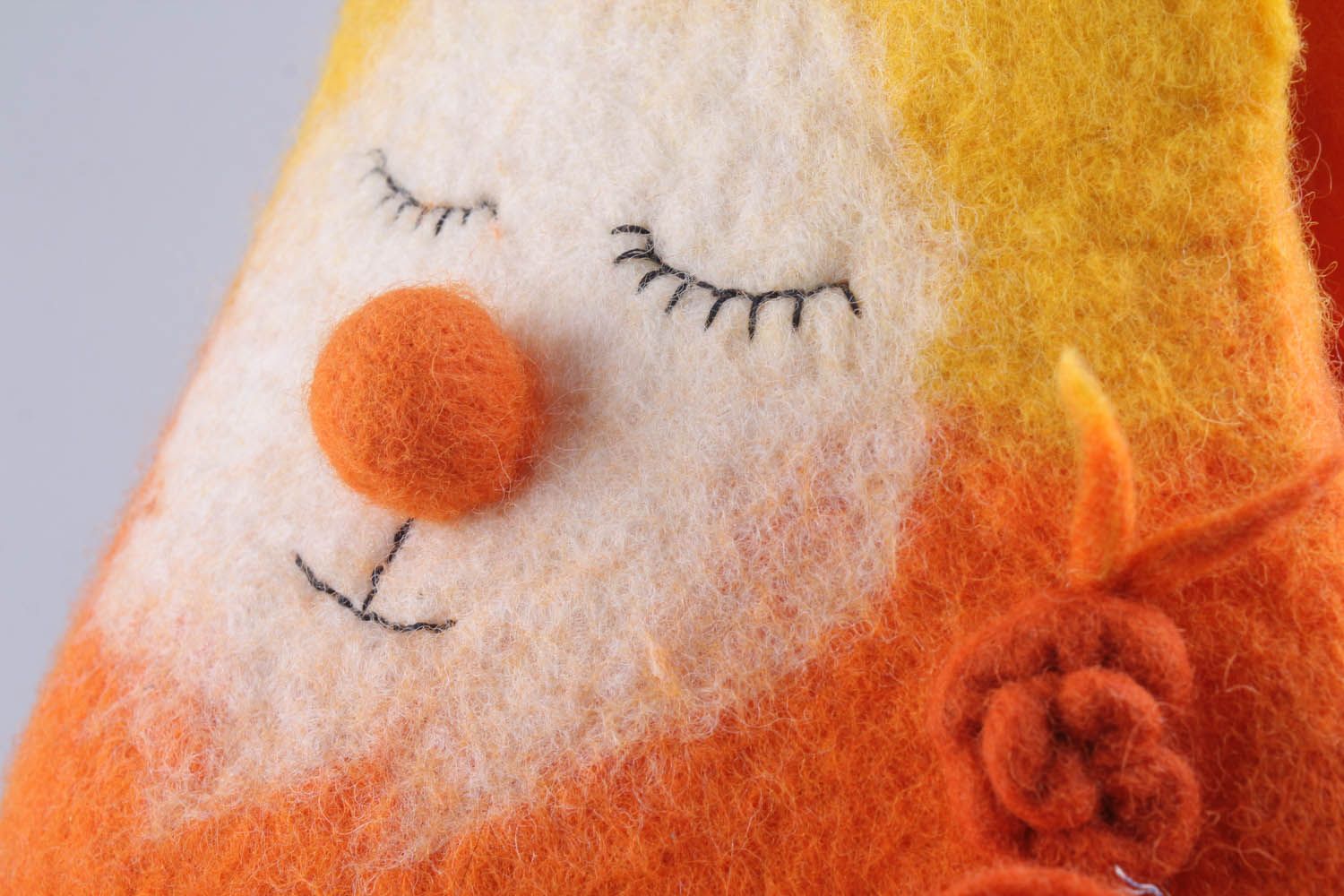 Wool toy made using felting technique photo 1