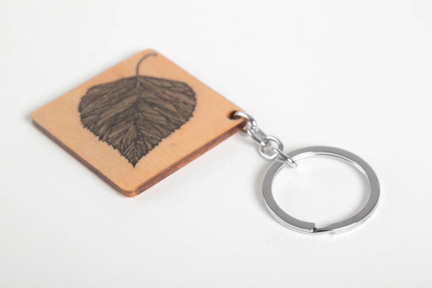Handmade keychain unusual accessory gift ideas wooden souvenir handmade gift photo 4