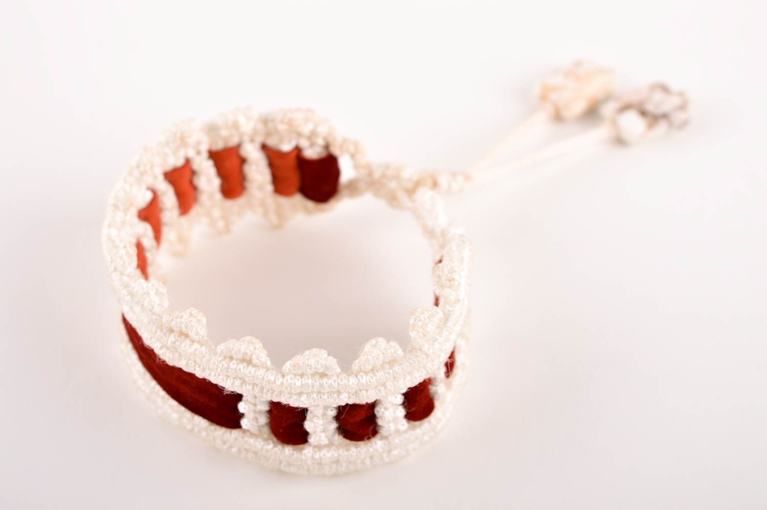 Handmade colorful bright bracelet stylish female bracelet cute gift for her photo 2