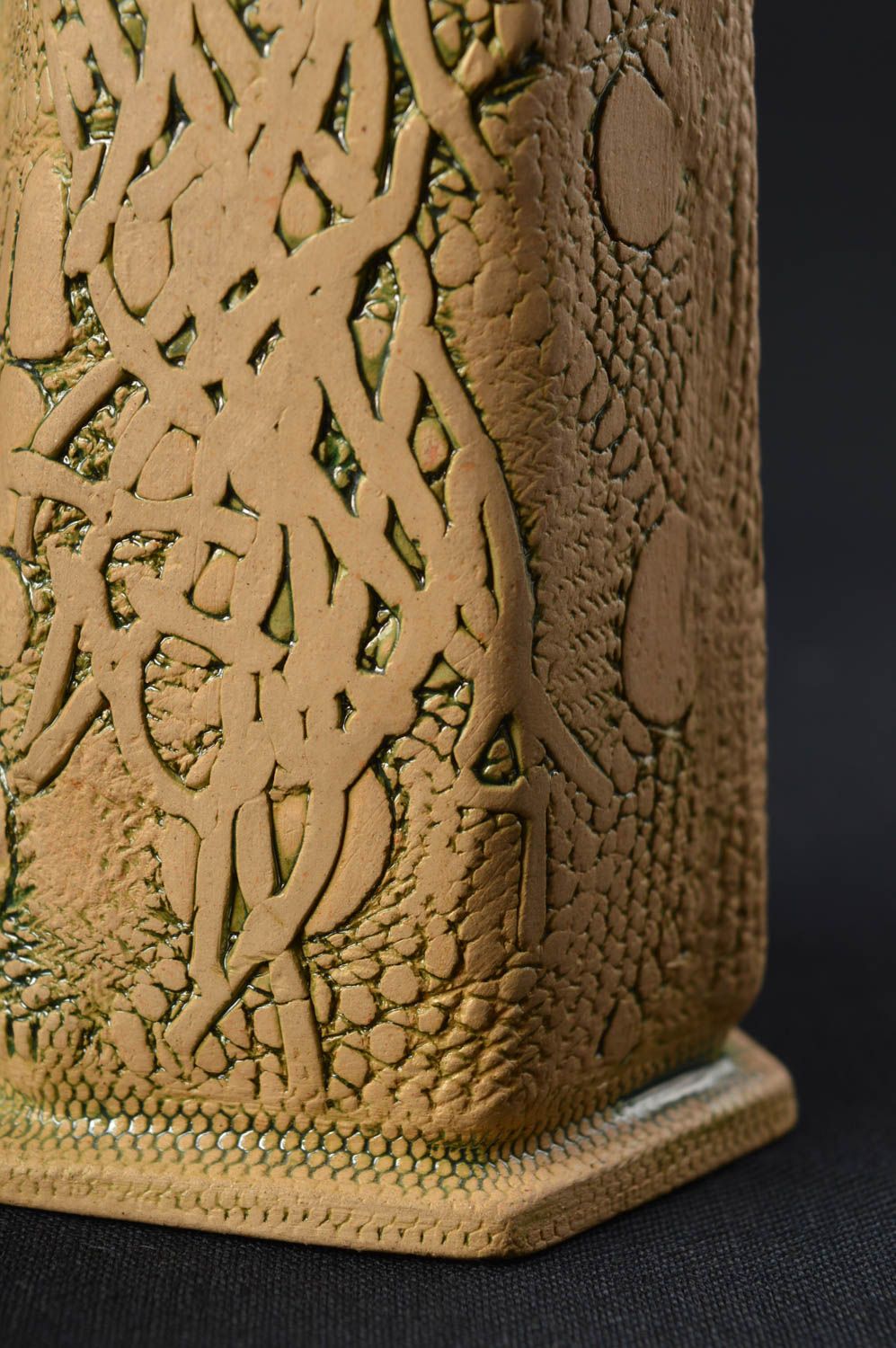 Handgemachte Keramik Designer Vase Geschenk für Frauen Haus Dekoration schön foto 2