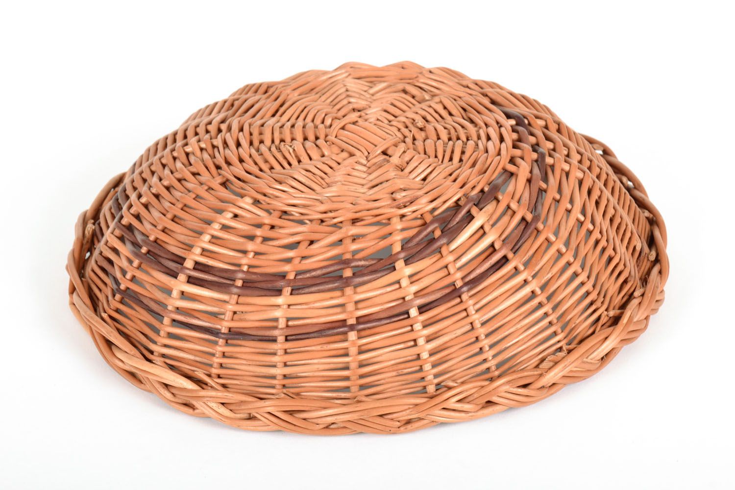 Round wicker basket for kitchen photo 4