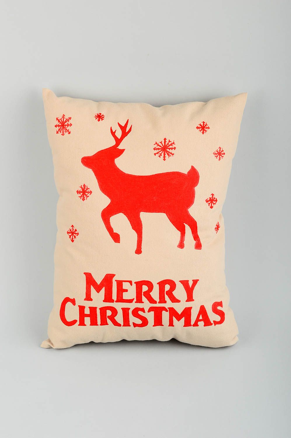 Handmade cushion deer pillow for sofa decorative pillow interior decoration  photo 1