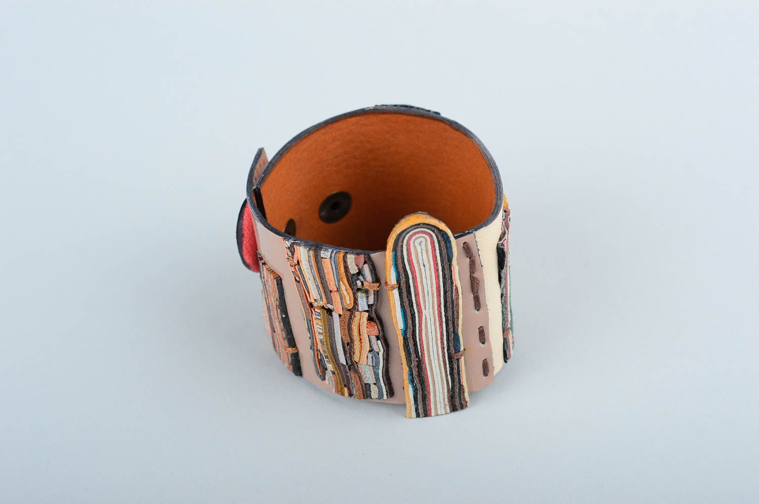 Unusual handmade leather bracelet fashion trends wrist bracelet designs photo 3