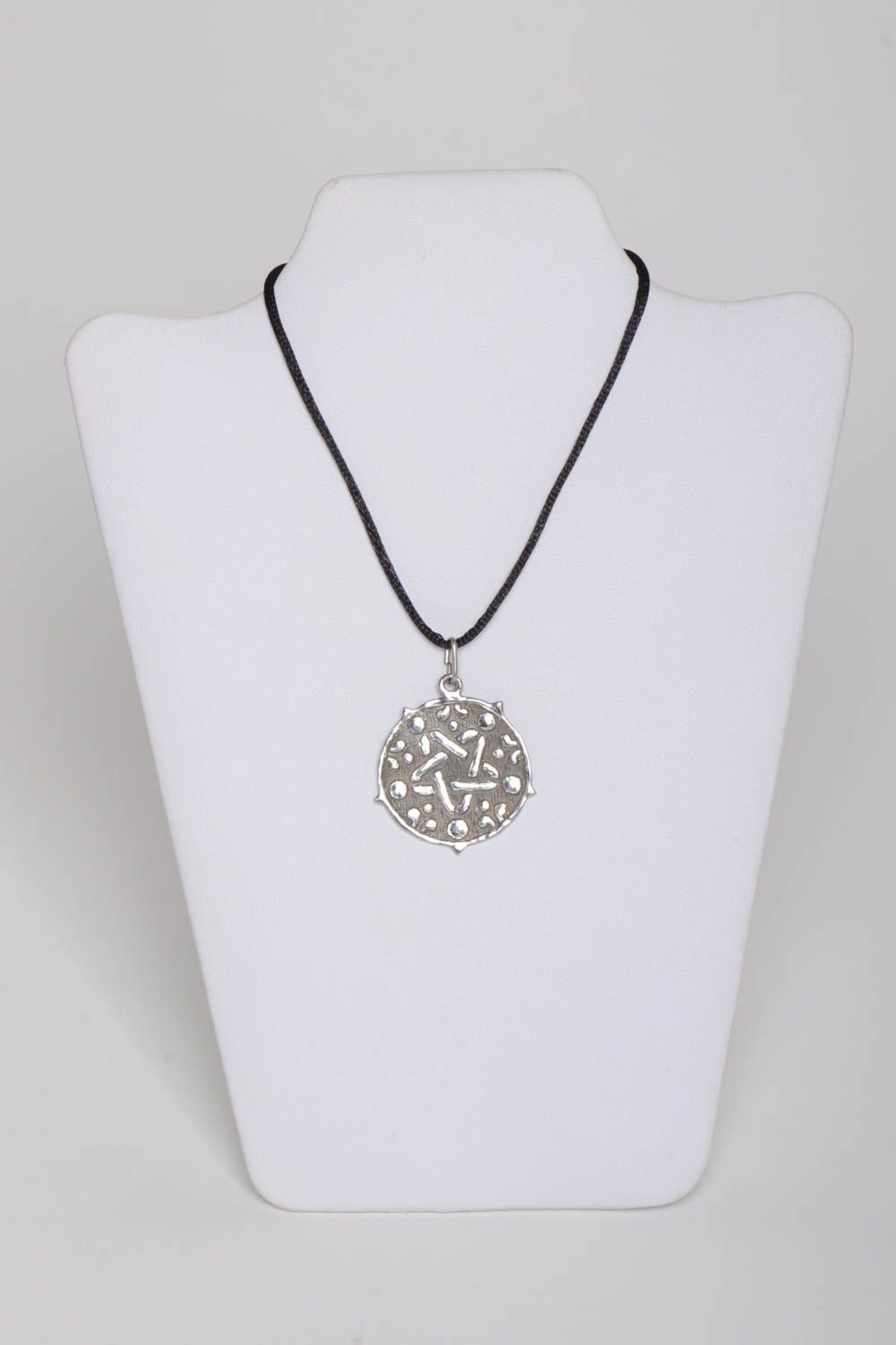 Unusual handmade metal pendant beautiful jewellery metal craft gift ideas photo 2
