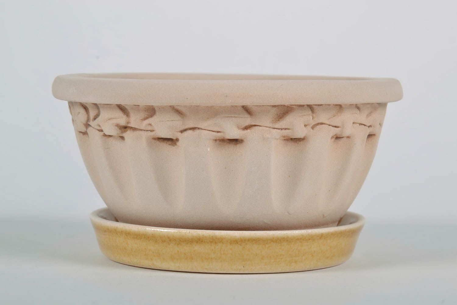 Keramik Blumentopf in Pastellfarben foto 2