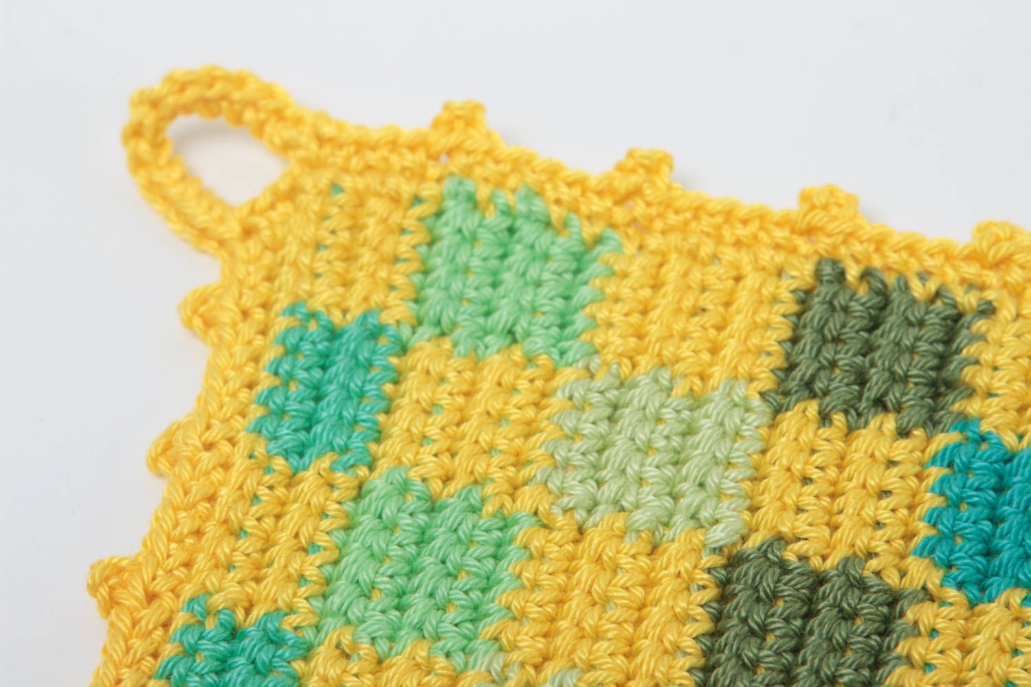 Beautiful handmade pot holder crochet potholder kitchen accessories gift ideas photo 3