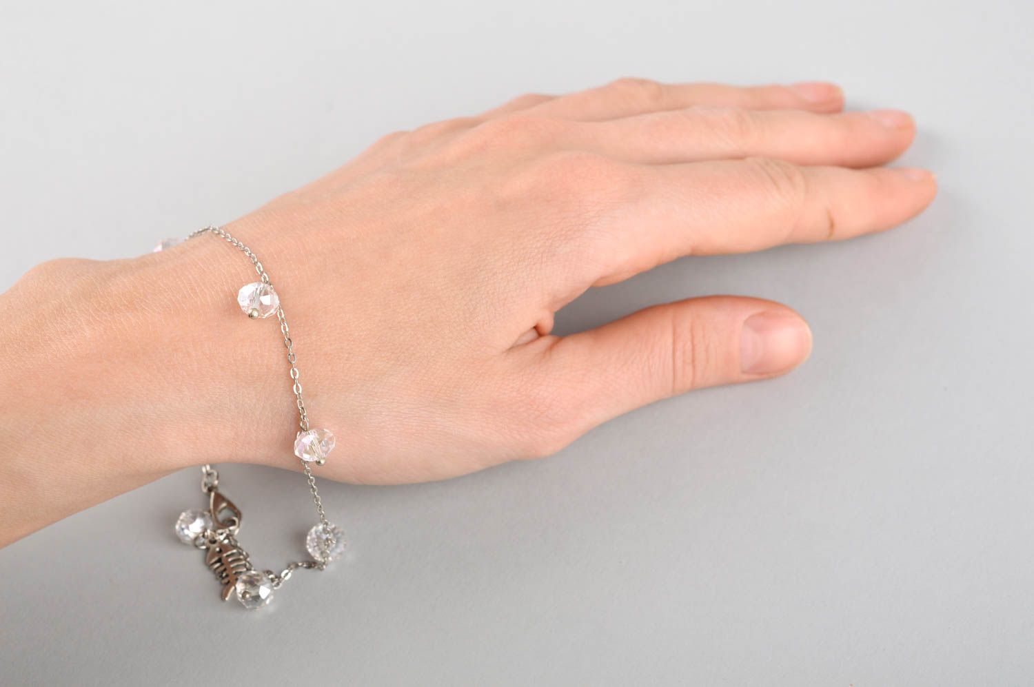 Handmade designer jewelry chain bracelet womens bracelet fashion accessories photo 5