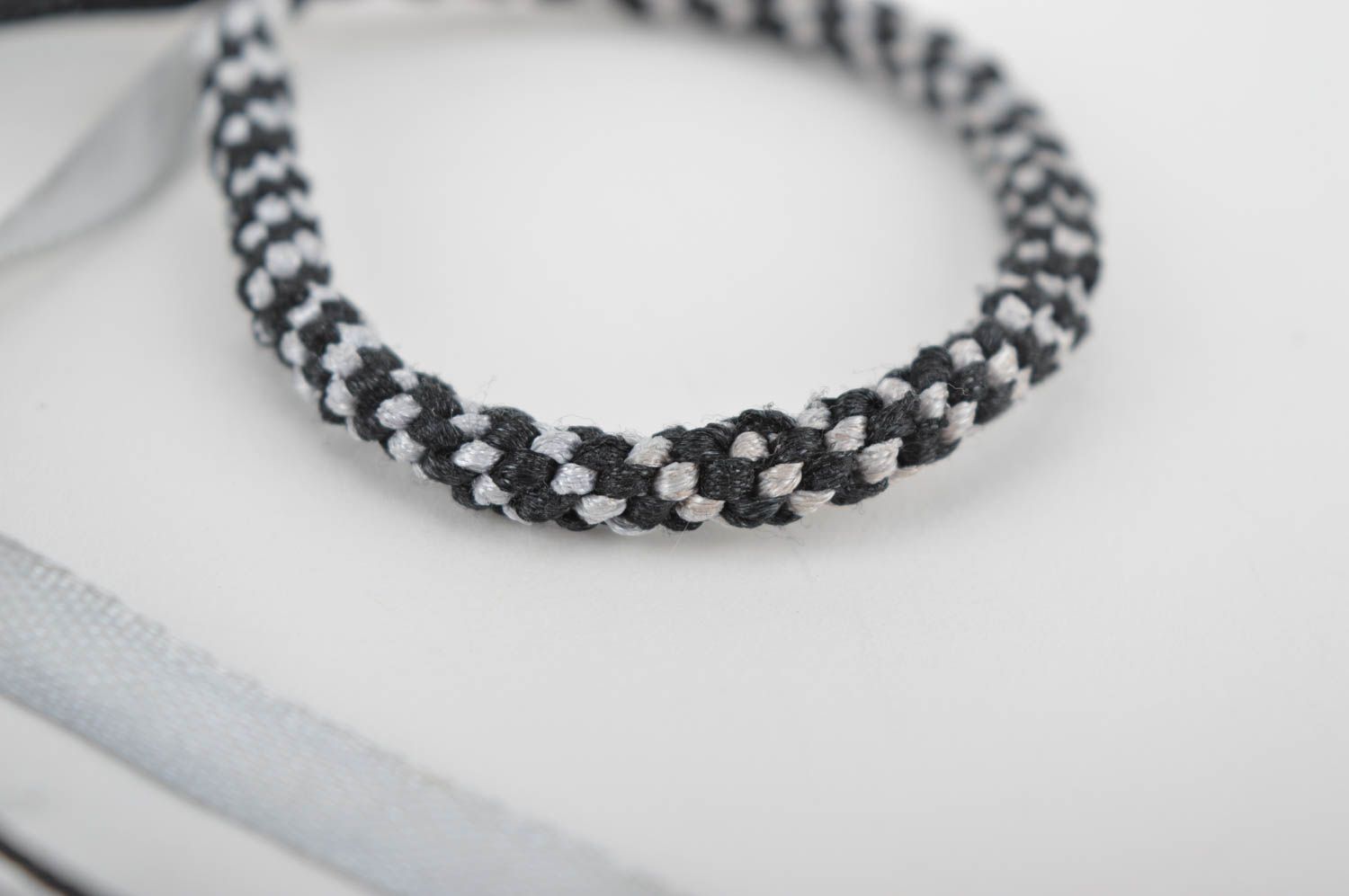 Beautiful handmade woven bracelet cord bracelet designs artisan jewelry  photo 2