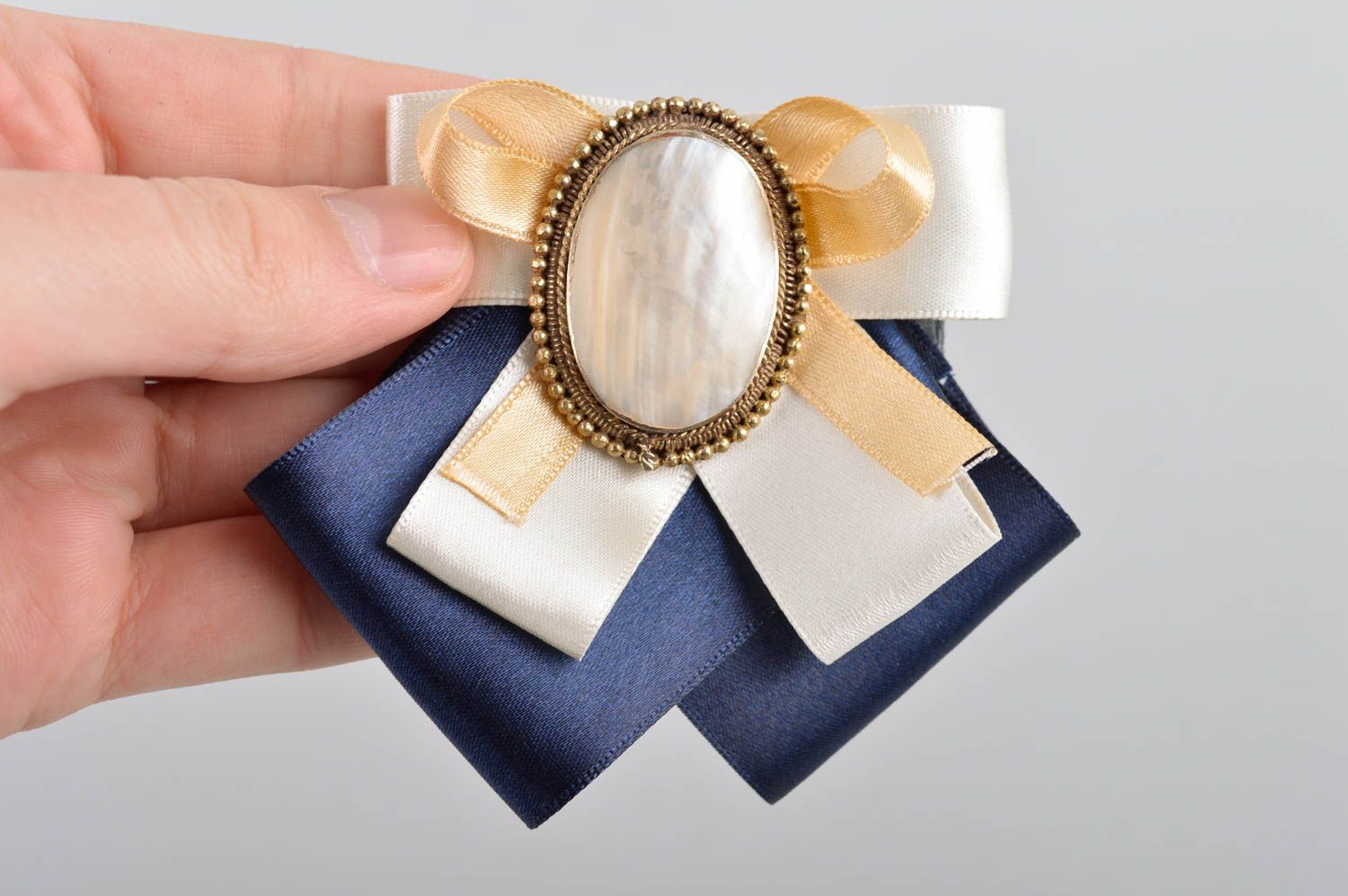 Lovely brooch handmade textile brooch designer women accessory present for girls photo 5