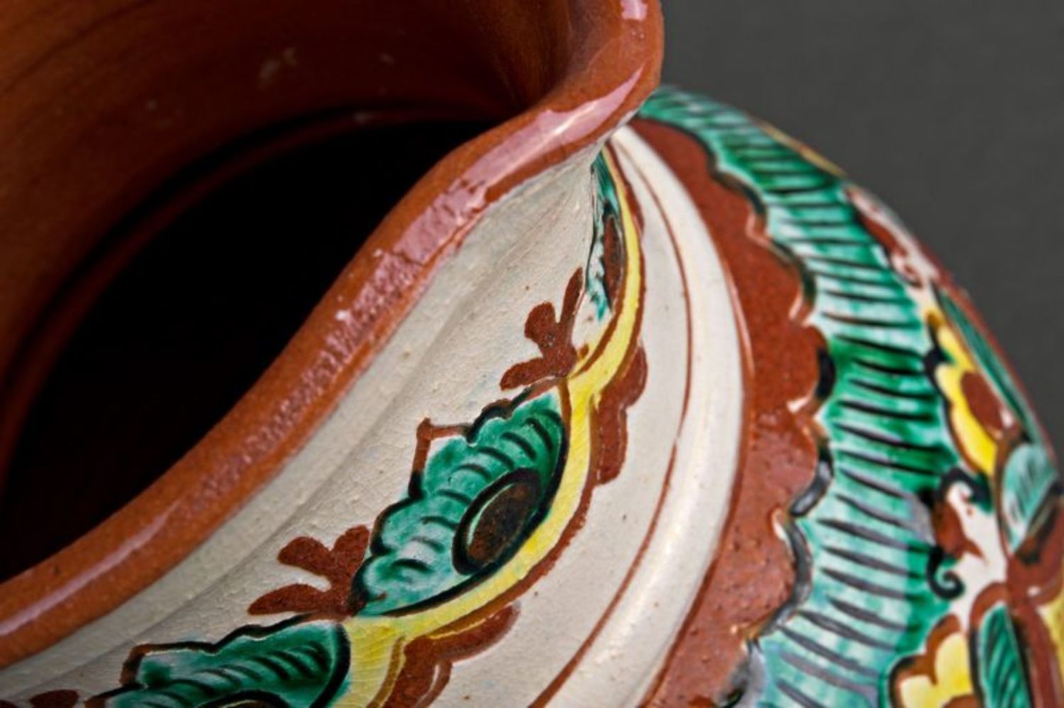 Vaso decorativo fatto a mano Vaso di argilla naturale Decorazioni di casa
 foto 3