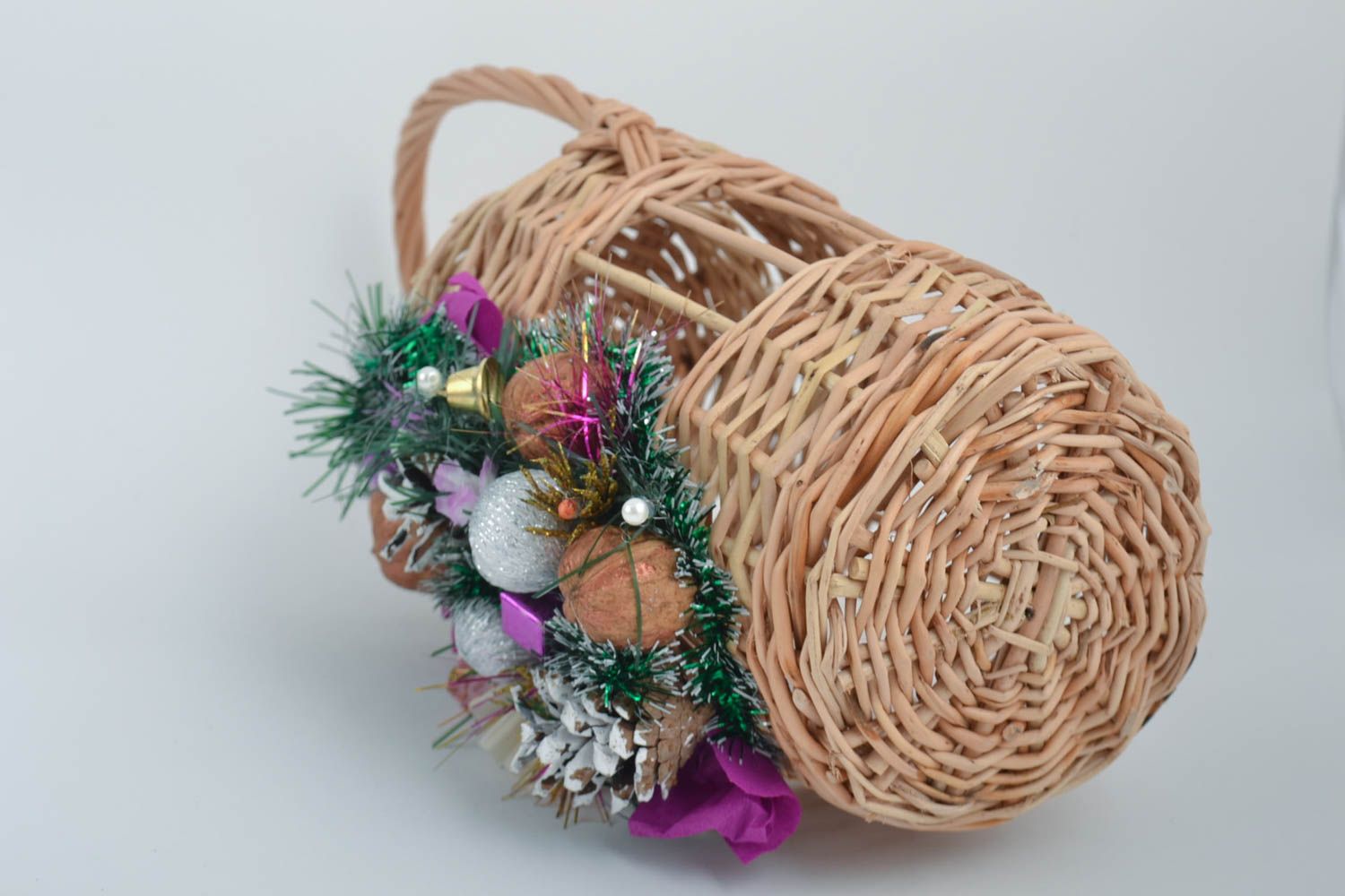 Beautiful handmade woven basket Easter basket ideas designer accessories photo 3