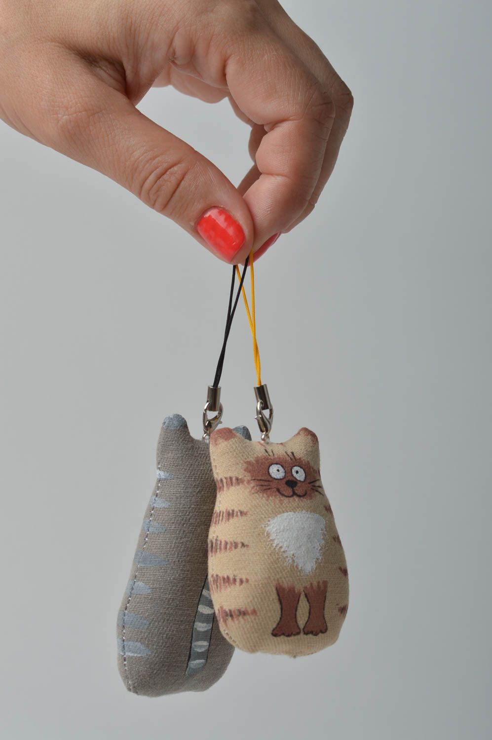 Llaveros hechos a mano gatos accesorios para llaves regalos originales foto 2