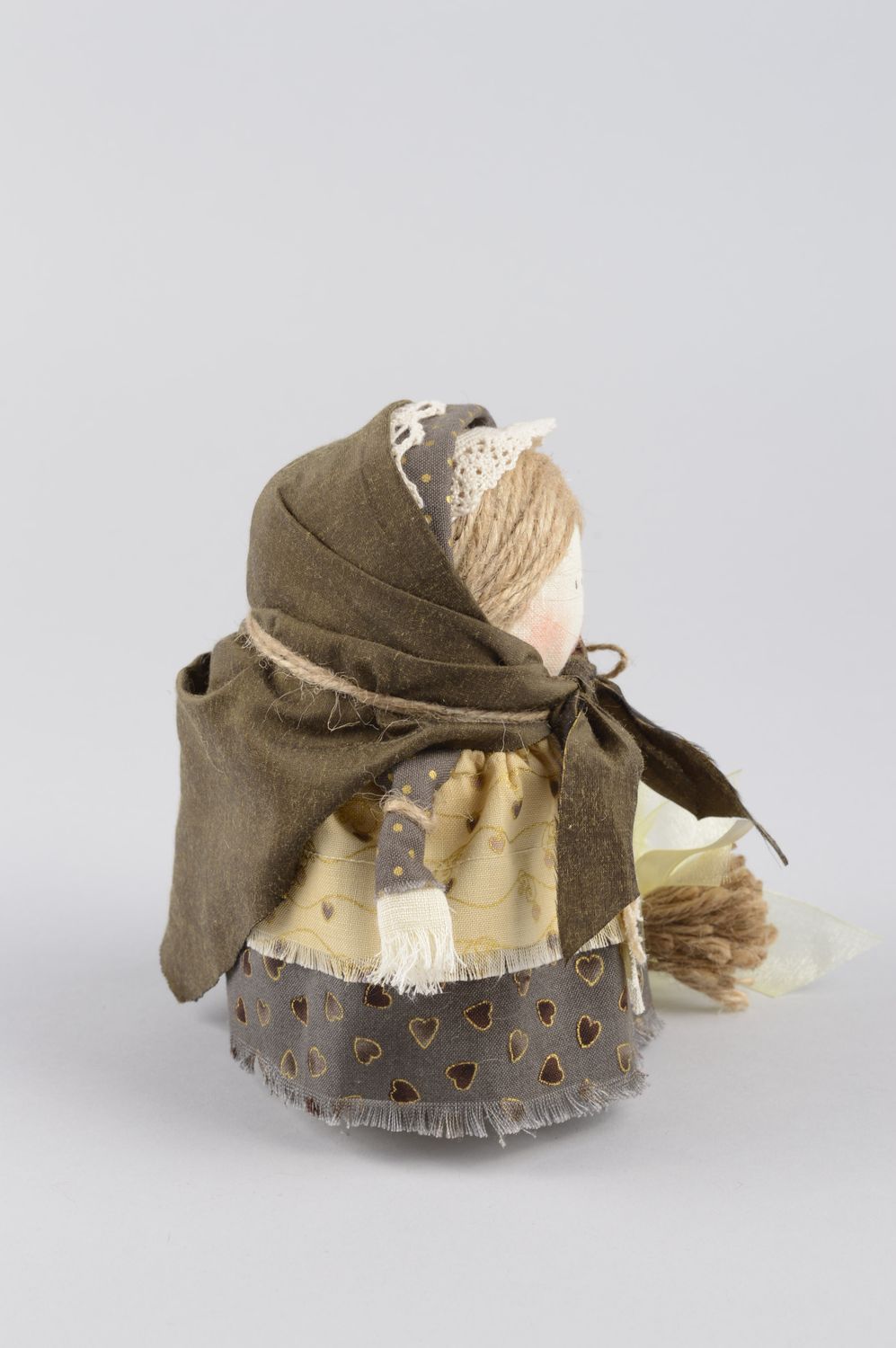 Puppe handgemacht Designer Puppe Geschenk für Frau Haus Dekoration Stoff Amulett foto 3