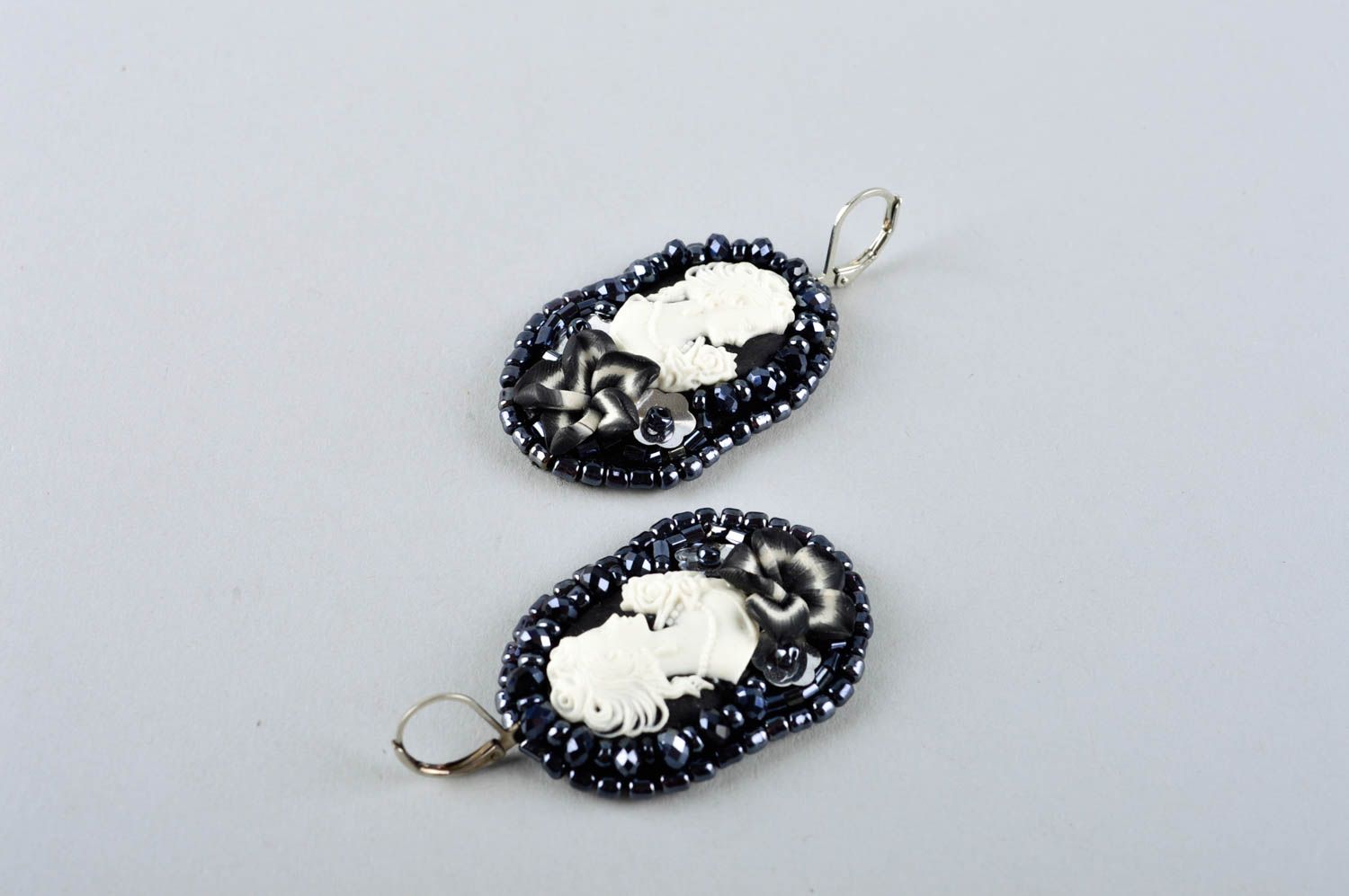 Handmade earrings ladies earrings fashion jewelry designer accessories photo 4